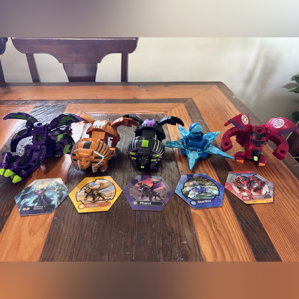 Jumbo! Battle Brawlers Set - Purple, Orange, Black, Blue, Red